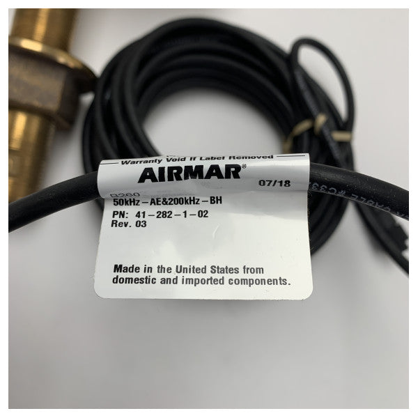 Airmar B260 1kW Çift Frekans 50/200kHz Deniz Derinlik ve Sıcaklık Transdüseri - 41-282-1-02