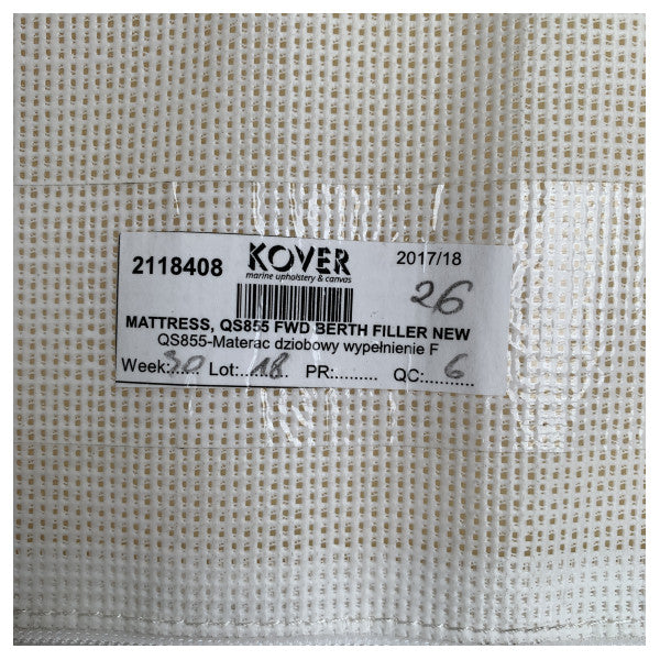 Quicksilver 855 ön kamarada yatak dolgusu - 2118408