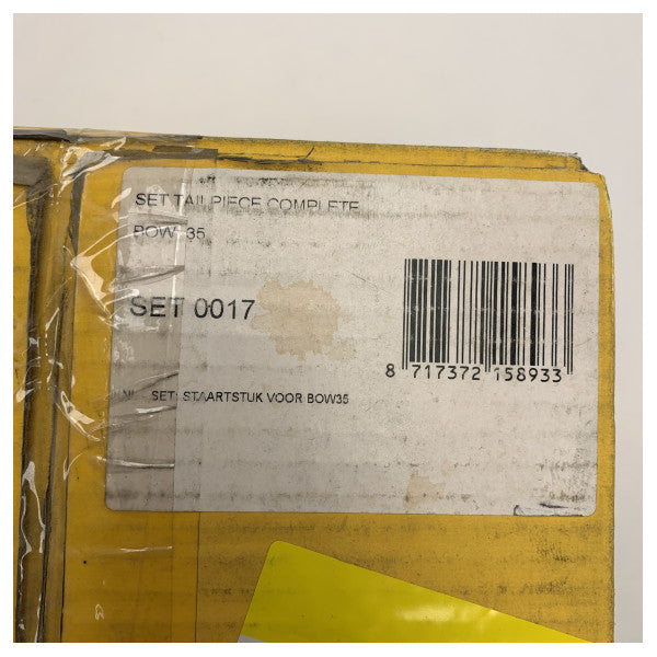 Vetus Complete Tailpiece 35kg:n perämoottorijärjestelmälle - SET0017+SET01