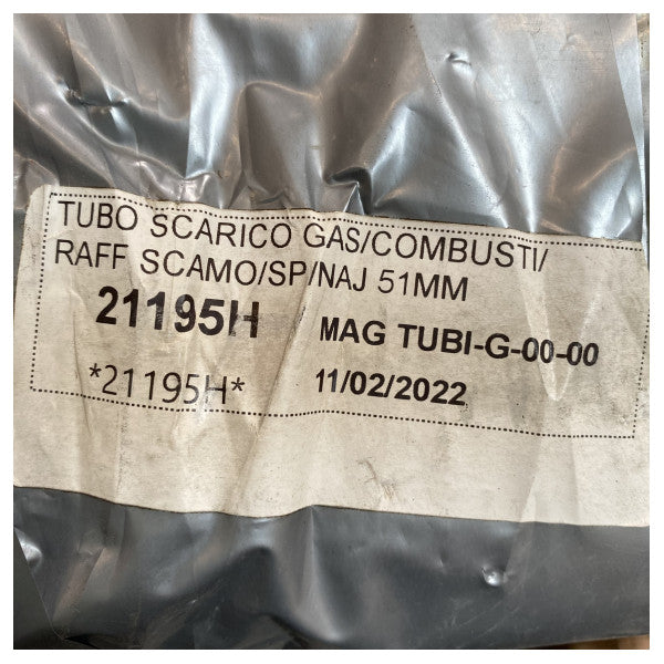 Hortum Teknolojisi SCAMO/SP NAJ50 51 mm egzoz hortumu 30 metre