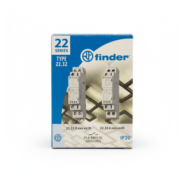 Finder 22.32.0.230.4320 Modulares Relais 230V AC 2-polig 25A
