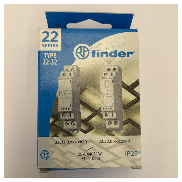 Finder 22.32.0.230.4320 Modulares Relais 230V AC 2-polig 25A