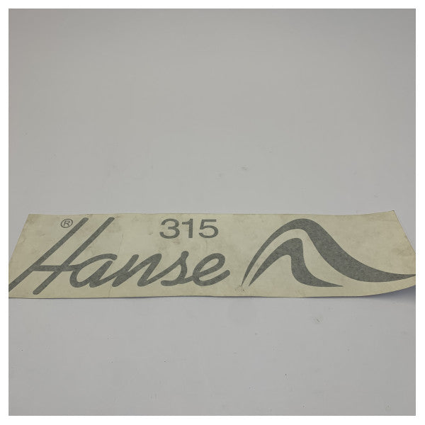 Наклейка-декаль на корпус Hanse Yachts H315 451x110 мм RAL9011 графітово-чорний