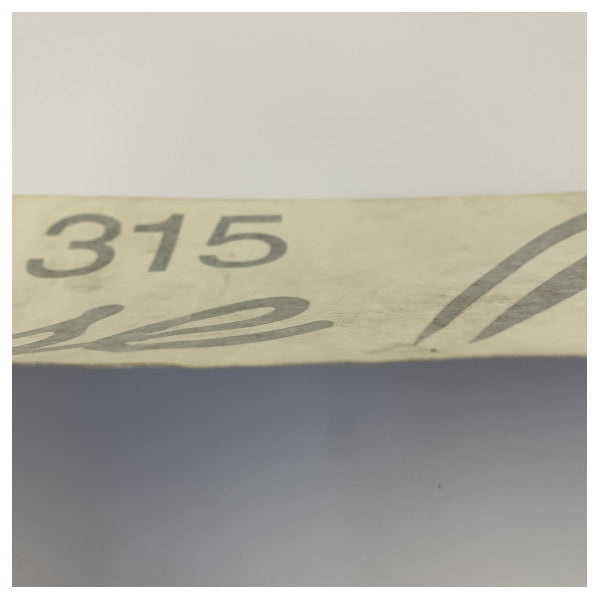 Hanse Yachts H315 Hull Decal Sticker 451x110mm RAL9011 Graphite Black