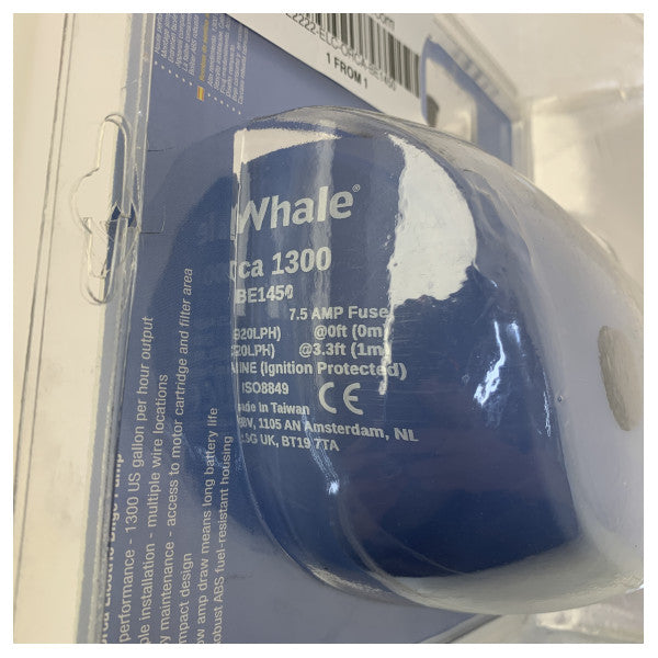 Whale Orca BE1450 Electric Bilge Pump - Marine Submersible Pump