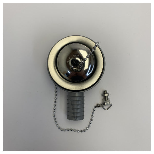 Barka PF2535 Marine Sink Drain Assembly - 18/8 Stainless Steel Inox Low Profile