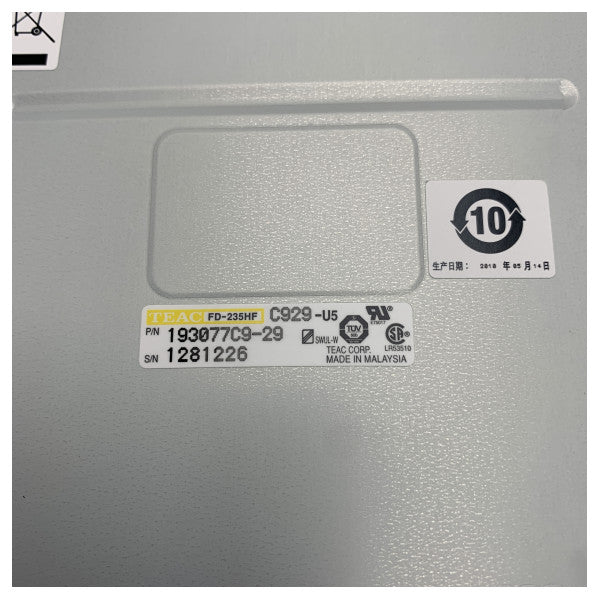 Furuno IB-583 Diskettenlaufwerk FD-235HF-C929 von TEAC für Marinekommunikationssysteme