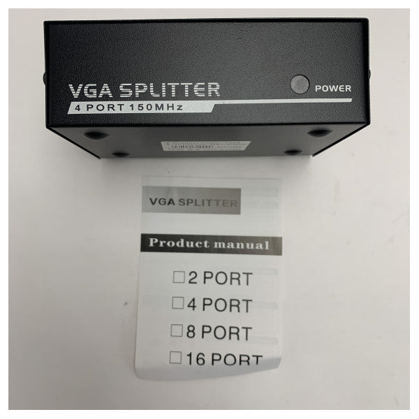 Splitter video VGA da 1 ingresso a 4 uscite Splitter display ad alta risoluzione 1600x1280