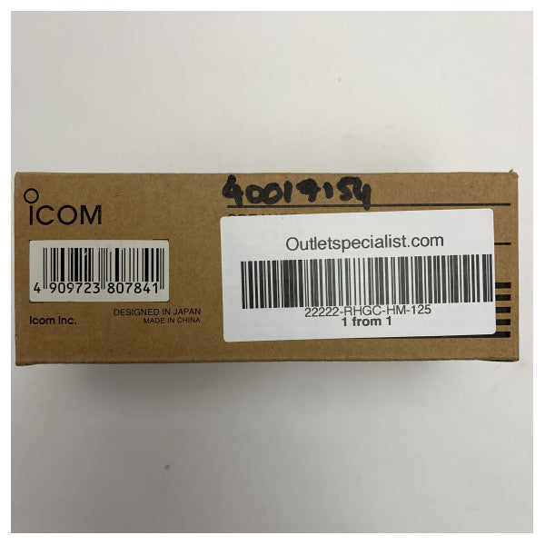 Icom IC-M1V Microfone de mão marítimo com altifalante HM-125 para comunicações de rádio claras