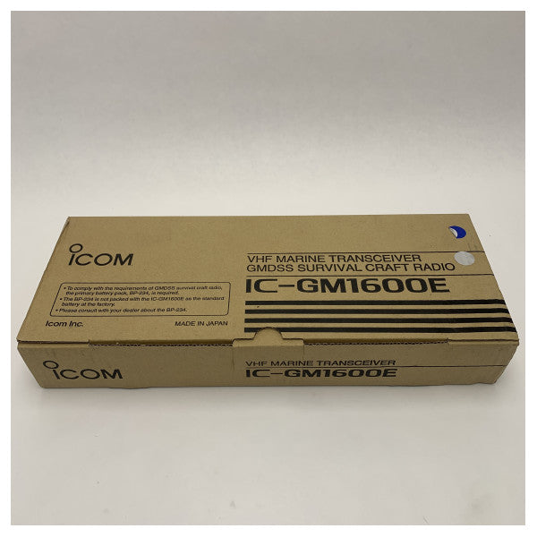 Icom IC-GM1600E Radio de mano VHF GMDSS - Comunicación de emergencia marítima fiable
