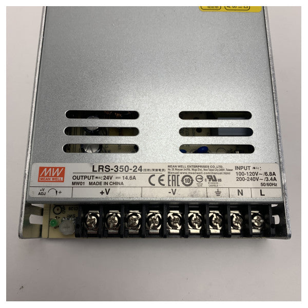 Mean Well LRS-350-24 Power Supply 24V 14.6A 350W - Reliable AC/DC Converter
