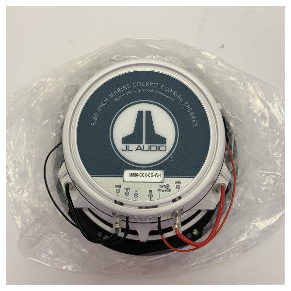 JL Audio M880-CCX-CG-WH Marine Coaxial Speakers Pair