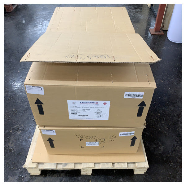 Lofrans X4 vertikal ankerspill 2,7 kW 24 V 14 mm ISO4565 vendbar motor LH