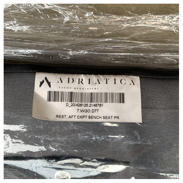 وسادة مقعد طيار مقصورة المؤخرة Uttern D77 باللون الرمادي - 2148761