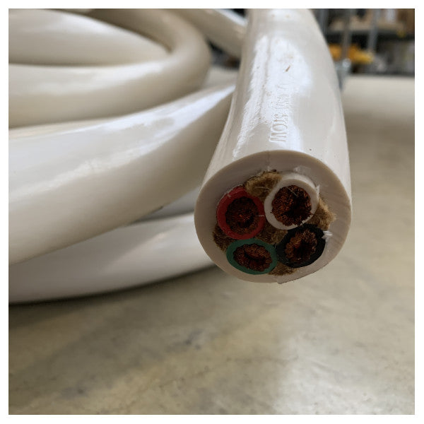 適用範囲が広い海洋の送電線 0.6/1 kV 4 中心ポリ塩化ビニールは 25m -耐久の塩水抵抗力があるおおいました