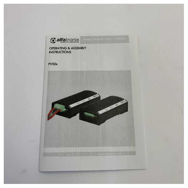 Alfatronix Powerverter convertitore di potenza da 24V a 12V CC 50/60A - PV50S