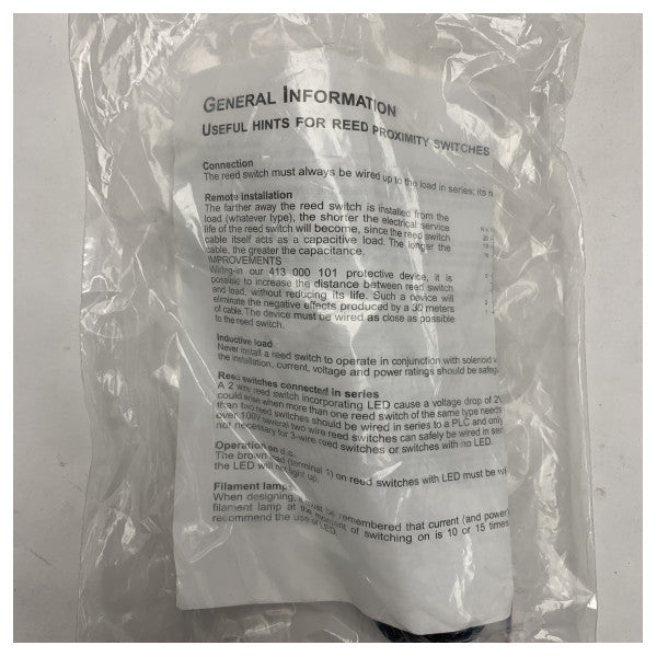 Морський магнітний кінцевий вимикач з функцією переривання - міцний водонепроникний герконовий вимикач для визначення положення в морі