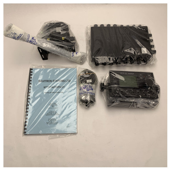 Sistema de piloto automático marinho Navitron NT777 MK2 para pequenas embarcações