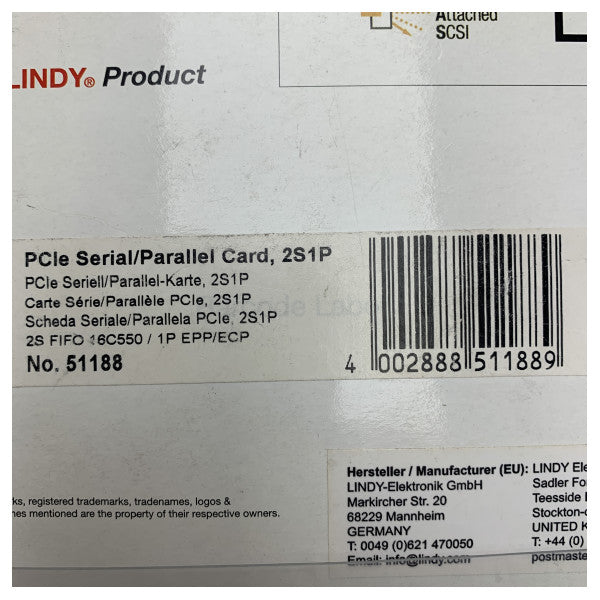 LINDY PCIe serijska i paralelna kartica 2S1P – Pouzdana povezanost s naslijeđenim uređajima