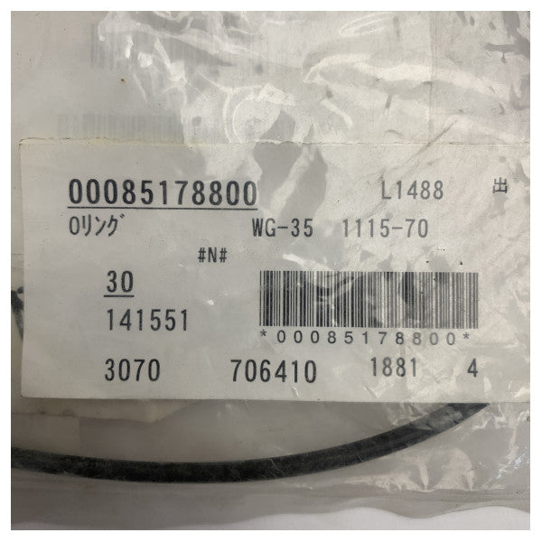حلقة O-Furuno البحرية CH-250 AS568-257 ختم مقاوم للماء 30 مم عبوة من 30
