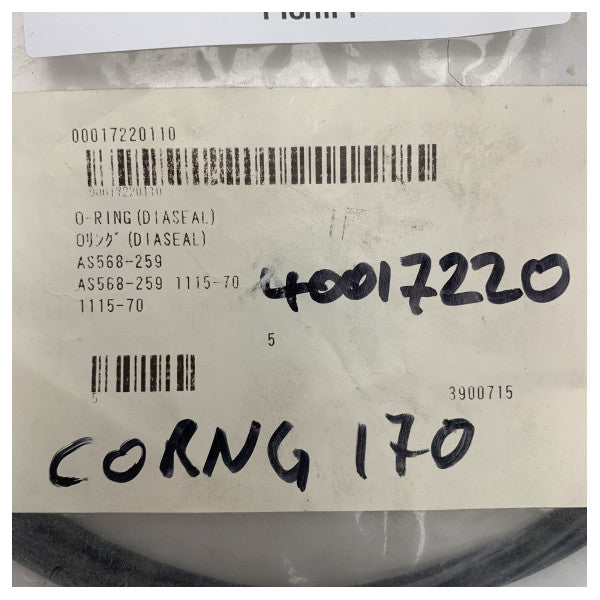 استبدال الختم البحري Furuno Sonar O-Ring Diaseal CH-250 AS568-259 المتين