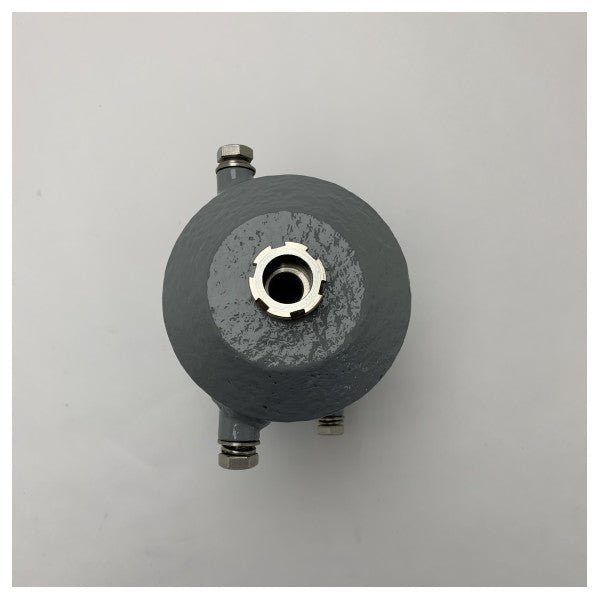 Marine Transducer Housing with Strain Relief - Robust Metal Enclosure