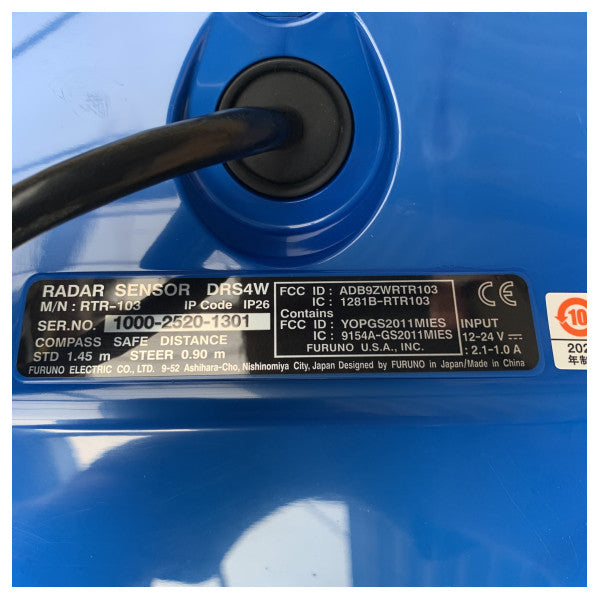 Furuno DRS4W 4 кВт бездротовий морський радарний сенсор 12-24В для навігації човнів