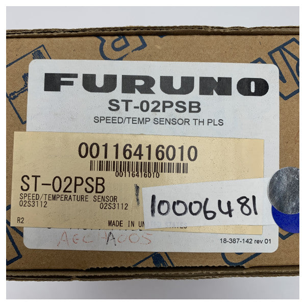 Датчик швидкості та температури Furuno Airmar tru-hull Marine ST-02PSB