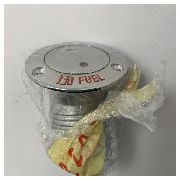 Кришка паливного бака Ferretti F630 хромована з нержавіючої сталі - 221999