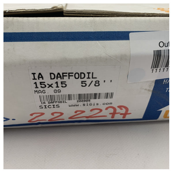 Azulejos em mosaico Sicis IA Daffodil 15 x 15 5/8 polegadas - 200905