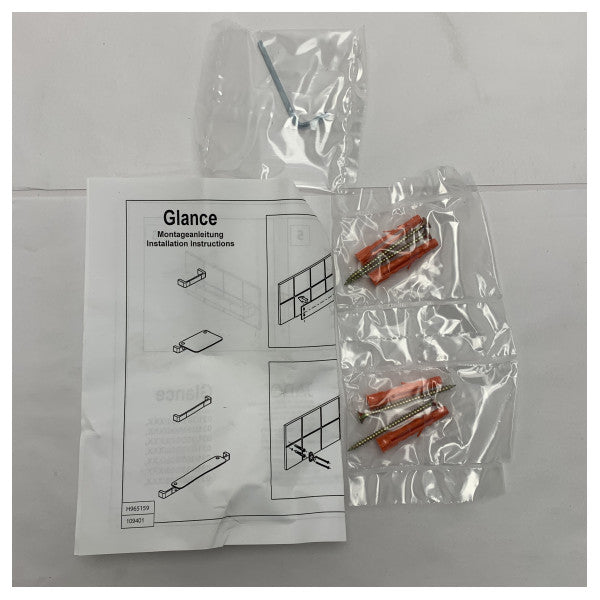 Suporte de toalhas JADO H2077AA acabamento cromado premium