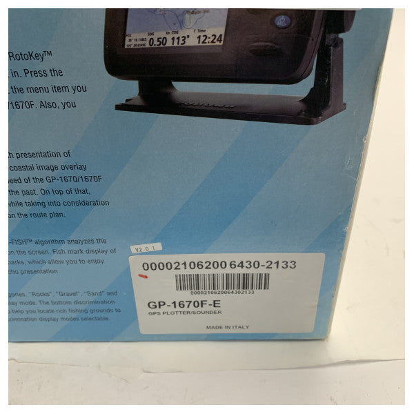 Furuno GP-1670F-E 5,7-инчов GPS картограф - риботърсач