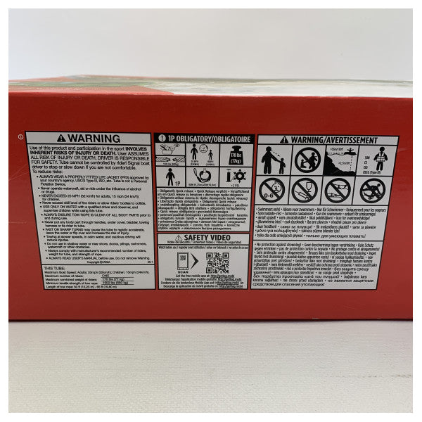 Jobe Hotseat 1 1 pessoa rebocável funtube - 230120008