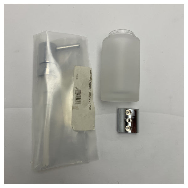 Dispensador de Loções de Parede Dornbracht com Cromado e Vidro Fosco - 83430970-00