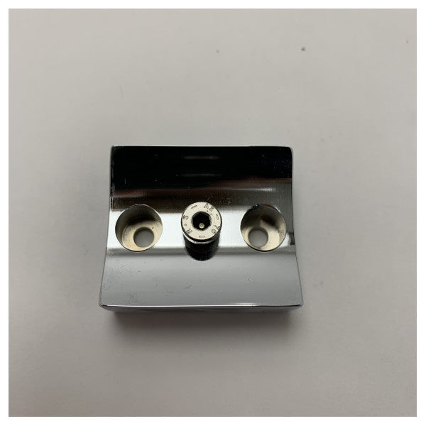 Dispensador de Loções de Parede Dornbracht com Cromado e Vidro Fosco - 83430970-00