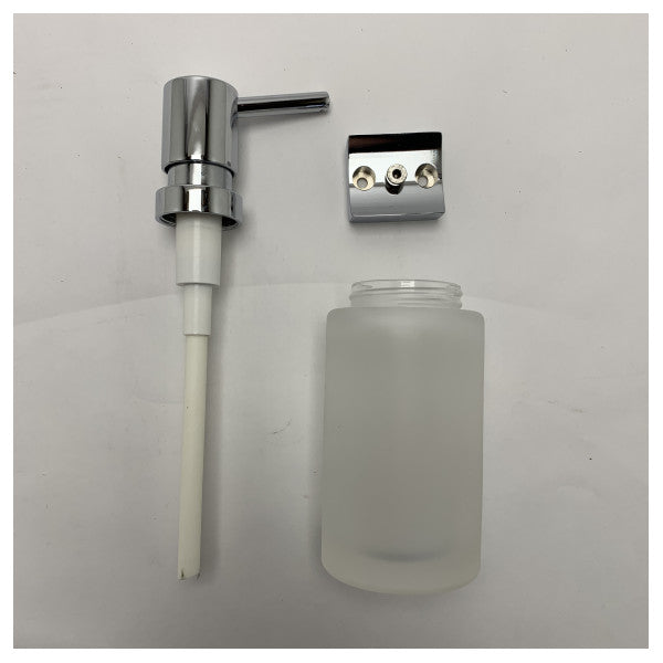 Dispensador de Loções de Parede Dornbracht com Cromado e Vidro Fosco - 83430970-00