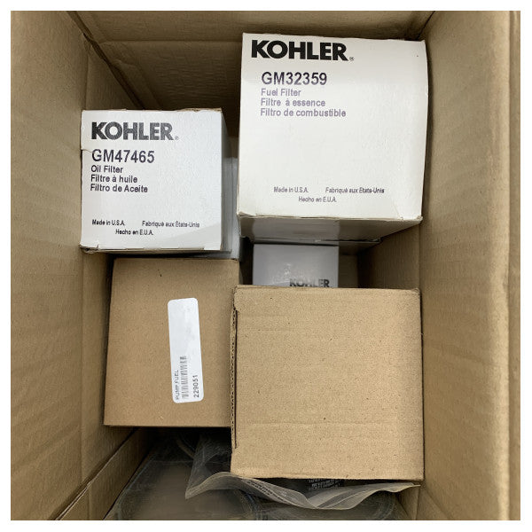 Kohler Marine Engine Maintenance Kit für Öl- und Kraftstofffilter für 13-20 KW Generatoren