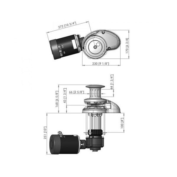 Maxwell P102578 RC10 10 mm rustfrit stål elektrisk anker 24V
