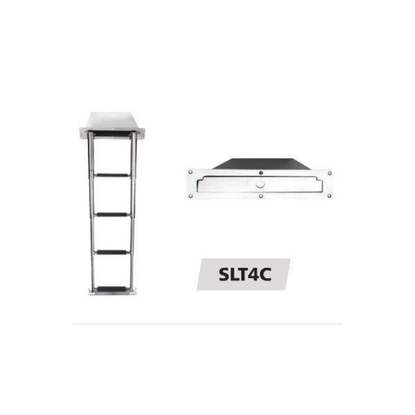 Vetus SLT4C telescopic in box bathing ladder extendable