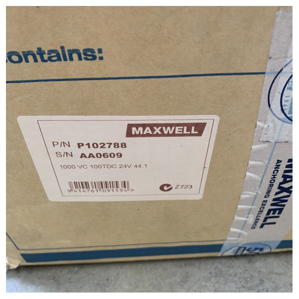 Maxwell stainless steel 100TDC capstan deck unit with gearbox - P102788