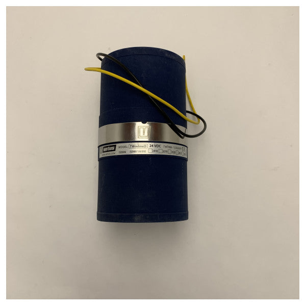 Ventilatore per motore marino Vetus 24V Inline 102 mm - 4 pollici - TWINLINED