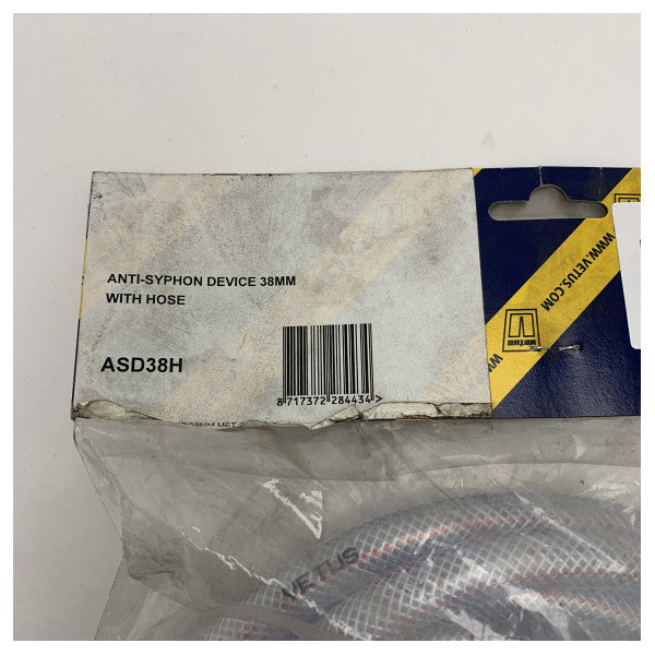 مجموعة فيتوس مارين لمكافحة السيفون مع خرطوم وصمام 38 مم - ASD38H