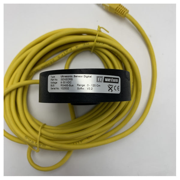 Digital Vetus ultraljudsvätskenivåsensor bussgränssnitt 12/24 V
