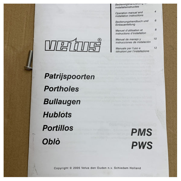 Otwór okrągły D198 mm z nierdzewnej stali A3 - PWS31A2