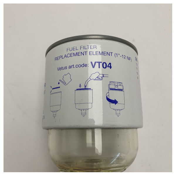 Vetus VT04 Polttoaineseulontavesierotinosa dieselmoottoreille - Meripolttoainesuodatusjärjestelmä