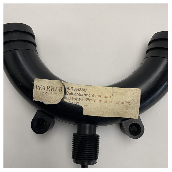 قوس تهوية الهواء من فيتوس مارين 38 مم × 8 مم بلاستيك - ملحق تهوية القارب لتدفق الهواء الأمثل - AIRVH38U