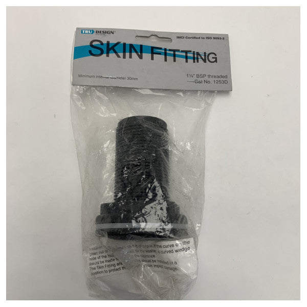 Trudesign 1253D Skin Fitting 1 1/4 pouce BSP - Raccord traversant marin
