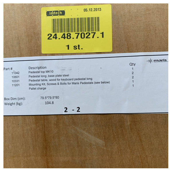 Pomorski postolje za ECDIS 900 i Smartline FPC MK10