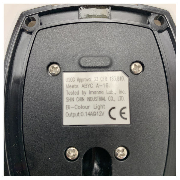 SCO Bi-Color LED Steam Navigation Light for Boats 9-33V | 2NM Marine Navigation Lamp