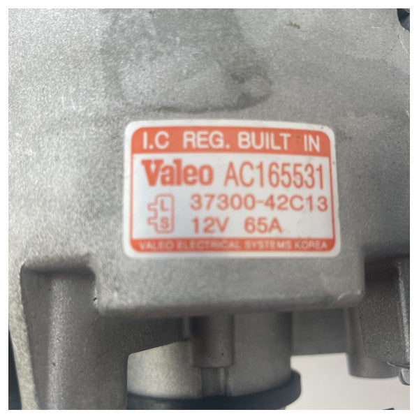 Valeo 12V 65A Alternatur marittima għall-Provvista ta' Qawwa tal-Lanċa Affidabbli - AC165531